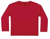 Camiseta Manga Longa Lisa Juvenil Menino em Malha Penteada - Elian