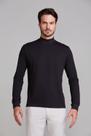Camiseta Manga Longa Malha Slim Fit - Preto Camiseta Manga Longa Malha Slim Fit - Preto