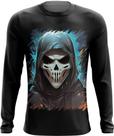 Camiseta Manga Longa Máscara de Fantasma Ghost 4 Camiseta Manga Longa Máscara de Fantasma Ghost 4