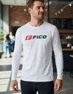 Camiseta manga longa masculina com estampa fico 68570