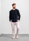 Camiseta Manga Longa Masculina Em Malha Texturizada Fico 68610