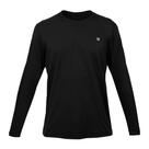 Camiseta Manga Longa Masculina Proteção UV Preta