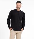 Camiseta Manga Longa Masculino Com Capuz Diametro Preto