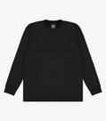 Camiseta Manga Longa Meia Malha Básico Diametro Preto