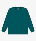 Camiseta Manga Longa Meia Malha Básico Diametro Verde