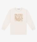 Camiseta Manga Longa Menino Trick Nick Bege