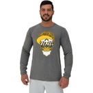 Camiseta Manga Longa Moletinho MXD Conceito Big Smile Skull Camiseta Manga Longa Moletinho MXD Conceito Big Smile Skull