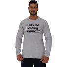 Camiseta Manga Longa Moletinho MXD Conceito Caffeine Loading