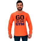 Camiseta Manga Longa Moletinho MXD Conceito Go To The Gym Camiseta Manga Longa Moletinho MXD Conceito Go To The Gym