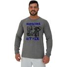 Camiseta Manga Longa Moletinho MXD Conceito Hardcore Style