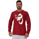 Camiseta Manga Longa Moletinho MXD Conceito Monkey Skull Camiseta Manga Longa Moletinho MXD Conceito Monkey Skull
