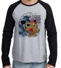 Camiseta Manga Longa Mutley azul