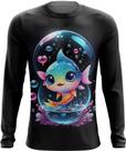 Camiseta Manga Longa Peixinho Feliz no Aquário Peixe 1