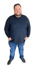 Camiseta Manga Longa Plus Size 100% Algodão