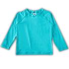 Camiseta Manga Longa Praia Azul Turquesa Tip Top Uv50+