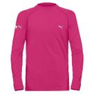 Camiseta Manga Longa Puma Proteção Solar UV50+ Infantil - Rosa - 04