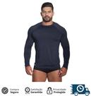 Camiseta Manga Longa Segunda Pele Térmica Com Proteção UV Lisa Esporte Camiseta Manga Longa Segunda Pele Térmica Com Proteção UV Lisa Esporte