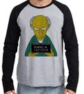 Camiseta Manga Longa Senhor Burns prisão