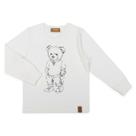 Camiseta manga longa urso sketch dame dos.
