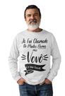 Camiseta Manga Longa Vovô Presente Dia Dos Pais Avô Branca