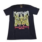 Camiseta Manowar Blusa Com Costas Banda de Rock Bo23046 Camiseta Manowar Blusa Com Costas Banda de Rock Bo23046