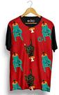 camiseta mãos zumbi estampada masculina
