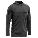Camiseta Mar Negro Poliamida com Capuz Chumbo (+50UV, Tamanho Especial) Camiseta Mar Negro Poliamida com Capuz Chumbo (+50UV, Tamanho Especial)