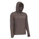 Camiseta Mar Negro X-Protection 360 com Capuz e Buff (Castanho, +50UV) Camiseta Mar Negro X-Protection 360 com Capuz e Buff (Castanho, +50UV)