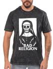 Camiseta Marmore Bad Religion Rockwear Preta