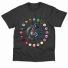 Camiseta Marvel Herói Vingadores Homem Aranha Homem de Ferro Thor 100% Algodão