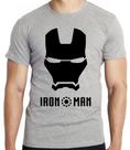 Camiseta Mascara IronMan Blusa criança infantil juvenil adulto camisa tamanhos
