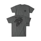 Camiseta Masculina 100% Algodão Com Gola Redonda E Manga Curta, Tendência De Primavera E Verão, Luxo