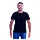 Camiseta Masculina 100% Algodão Lisa Casual 30.1 Manga Curta