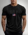 Camiseta Masculina 100% Algodão Macia América Estados Unidos
