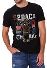 Camiseta Masculina 2PAC Camisa Algodão DTF