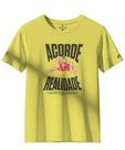 Camiseta Masculina Acorde para Realidade Amarela