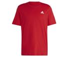 Camiseta masculina Adidas Essentials com logotipo bordado em camisa única Camiseta masculina Adidas Essentials com logotipo bordado em camisa única