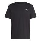 Camiseta masculina Adidas Essentials Single Jersey preta