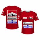 Camiseta Masculina Adulto Dry Ayrton Senna Fórmula 1 Nacional