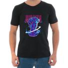 Camiseta masculina algodao Arietto estampa futurista Julius Caesar