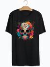 Camiseta Masculina Algodão Estampada Moda Verão