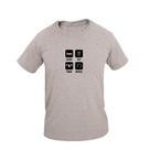 Camiseta Masculina Algodão Manga Curta Sleep Eat Train