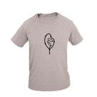 Camiseta Masculina Algodão Manga Curta Terço Casual Camiseta Masculina Algodão Manga Curta Terço Casual
