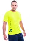 Camiseta masculina amarelo neon com proteção UV50