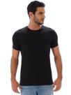 Camiseta Masculina Anistia Lisa Algodão com Elastano Fit Preta Camiseta Masculina Anistia Lisa Algodão com Elastano Fit Preta