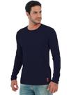 Camiseta Masculina Anistia Slim com Elastano Manga Longa Marinho Camiseta Masculina Anistia Slim com Elastano Manga Longa Marinho