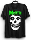 Camiseta Masculina Banda Rock Misfits Camisa 100% Algodão Camiseta Masculina Banda Rock Misfits Camisa 100% Algodão