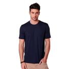 Camiseta Masculina Básica Comfort Marinho