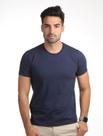 Camiseta Masculina Básica Lisa Azul Marinho 100% algodão ORIGINAL