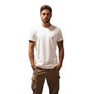 Camiseta Masculina Básica Neutra Algodão Fio 30.1 Penteado Malha Premium Camiseta Masculina Básica Neutra Algodão Fio 30.1 Penteado Malha Premium